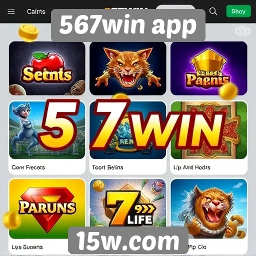 Principais jogos disponíveis no 567win app