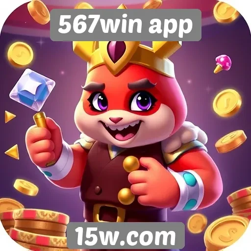 Variedade de jogos disponíveis no 567win app